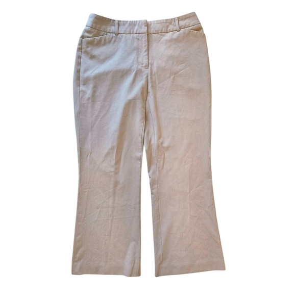 Apostrophe Pants - Apostrophe Beige Wide Leg Pants Size 8 Petite